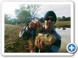 A redfin a shade under the 2KG mark for Sam Williams. 